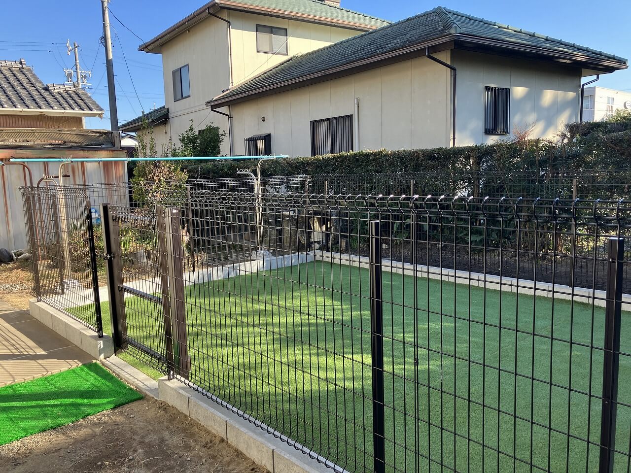 ご両親から受け継いだ広いお庭がワンちゃん喜ぶドッグランへ変身！｜浜松市の外構・エクステリア専門店 まろうど