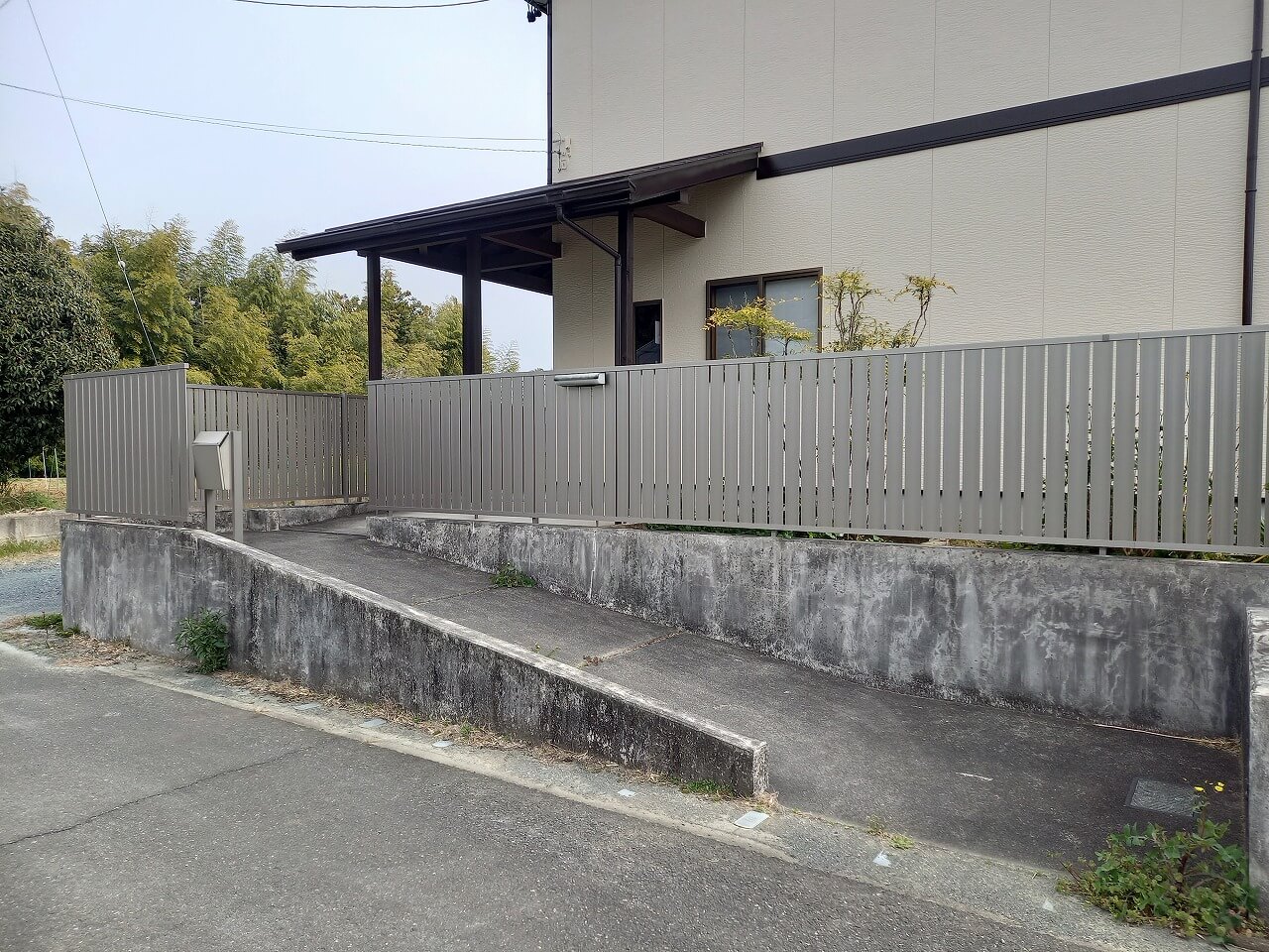 古くなった木塀をアルミフェンスに交換！｜浜松市の外構・エクステリア専門店 まろうど