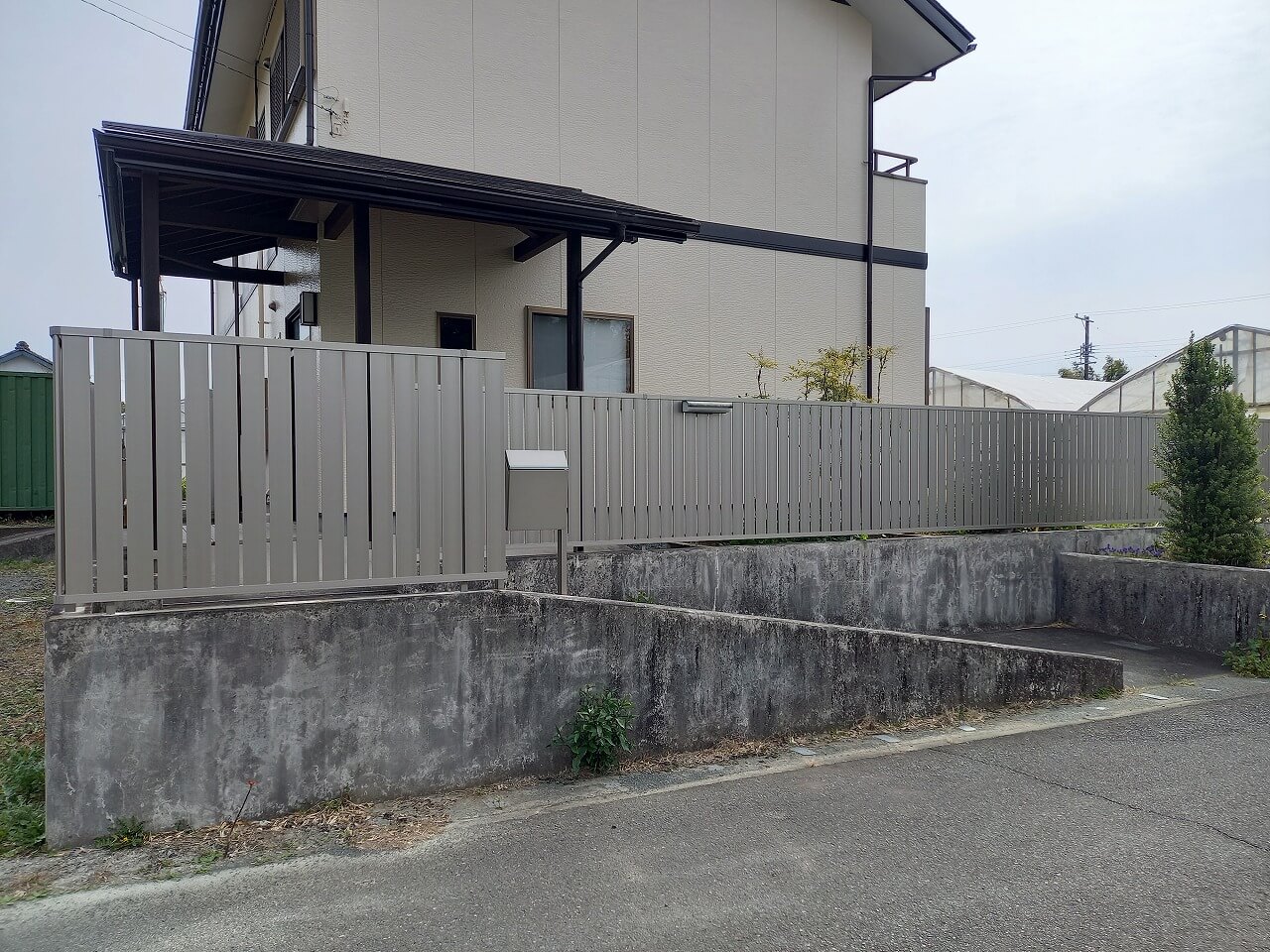 フェンスの直し工事をしました。｜浜松市の外構・エクステリア専門店 まろうど