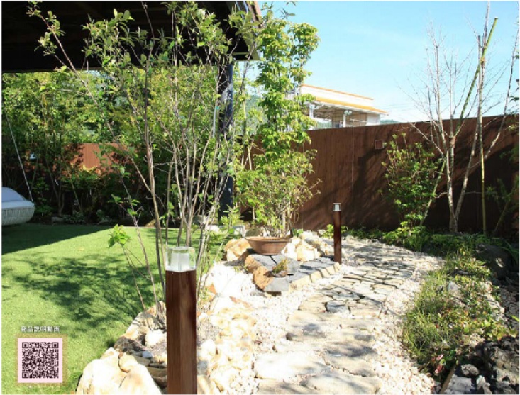 アプローチのライティング|浜松市の外構・エクステリア専門店 まろうど