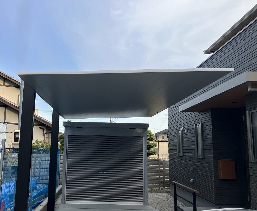 雨に濡れない快適動線が暮らしやすい！｜浜松市の外構・エクステリア専門店 まろうど