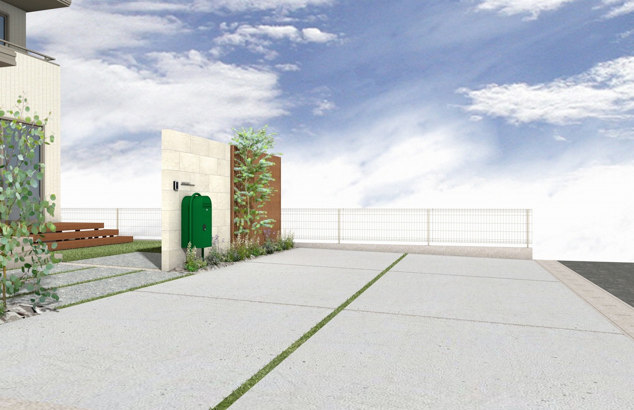 駐車場のコンクリート打ち｜浜松市の外構・エクステリア専門店 まろうど